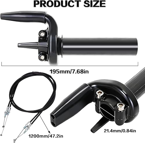 Vista 7 de Tubo del acelerador de motocicleta con cable del acelerador para YZ250F 426F 450F/WR250F 426F 450F/CRF150R 150RB 250R 250X 450R 450X/KX250F