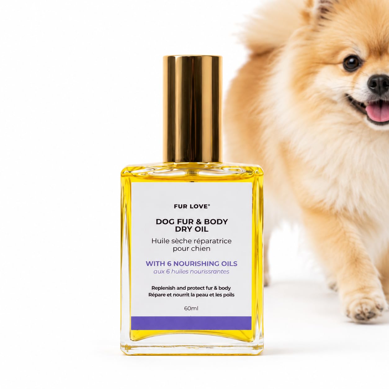 Huile De Soin Chien Argan Et Bourrache – Hydratation Peau, Poil – Nutrition Et Brillance – Texture Légère sans Effet Gras – Soin pour Chien Quotidien Pelage - Poil Sec ou Humide
