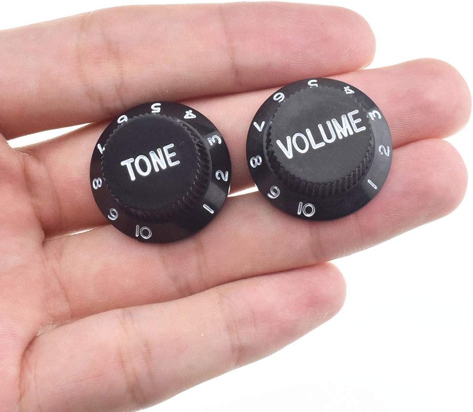 Yadaland 25.7mm Diameter Guitar Effect AMP Knob Hat Knobs Shape