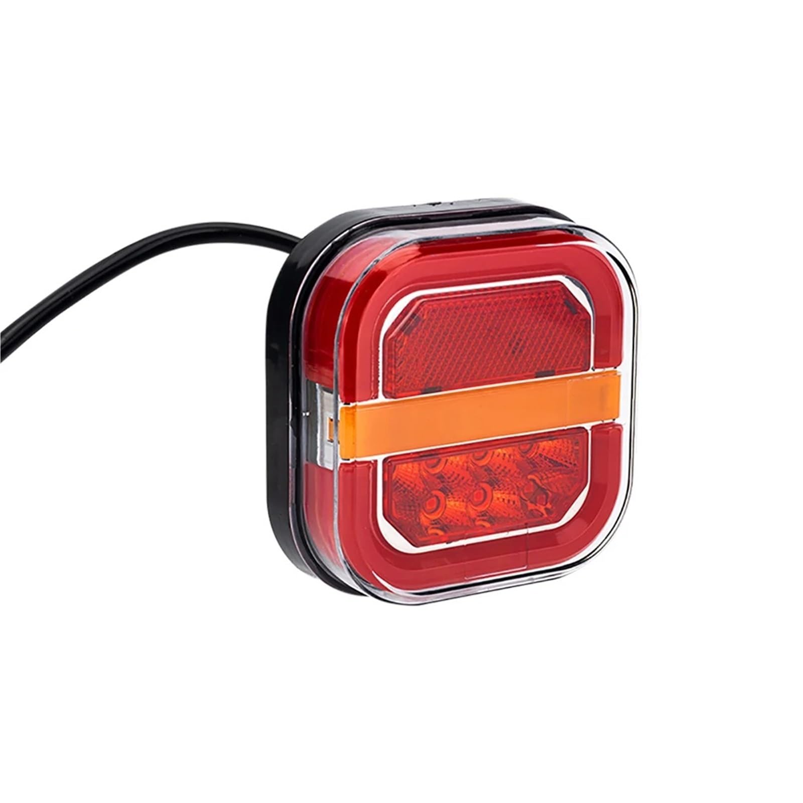 Luz Trasera Luz Trasera LED 12V 24V 28 LED Para Matrícula Coche Luz Freno Marcha Atrás Luz Trasera Para Remolque Camión Caravana Indicador Señal Giro