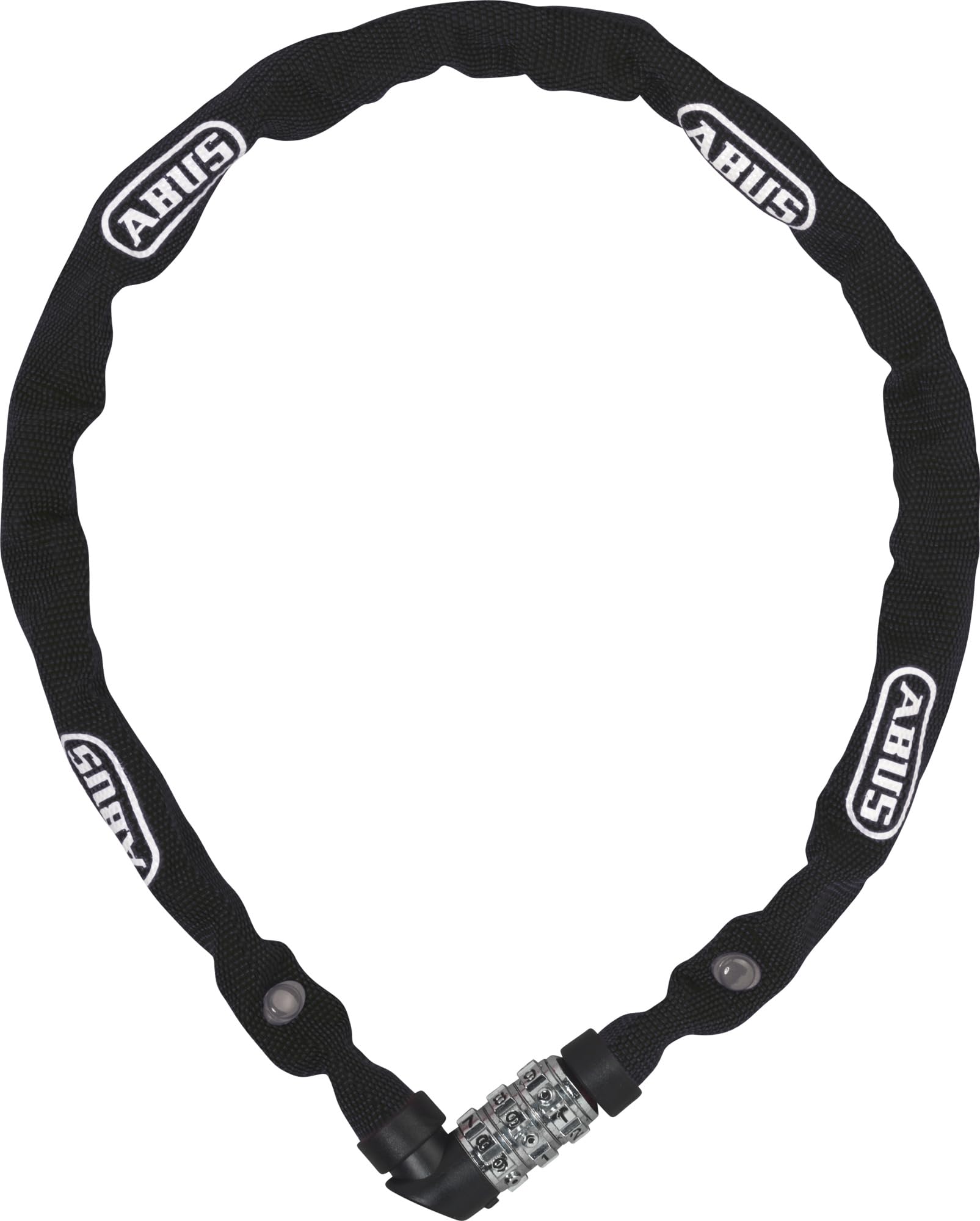 ABUS chain lock 1200 Web - Combination lock with 3-digit combination - Hardened steel chain - Lightweight bicycle lock with choice of colours - Bicycle accessories - 110 cm - Random colour