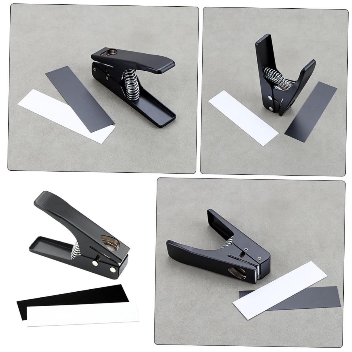 Yardwe Punzonatrice per Chitarra Kit per Punzonatura Strumento Portatile per Creazione Plettri Accessori per Costruzione Chitarra Punzone per Liutaio Taglierina per Plettri