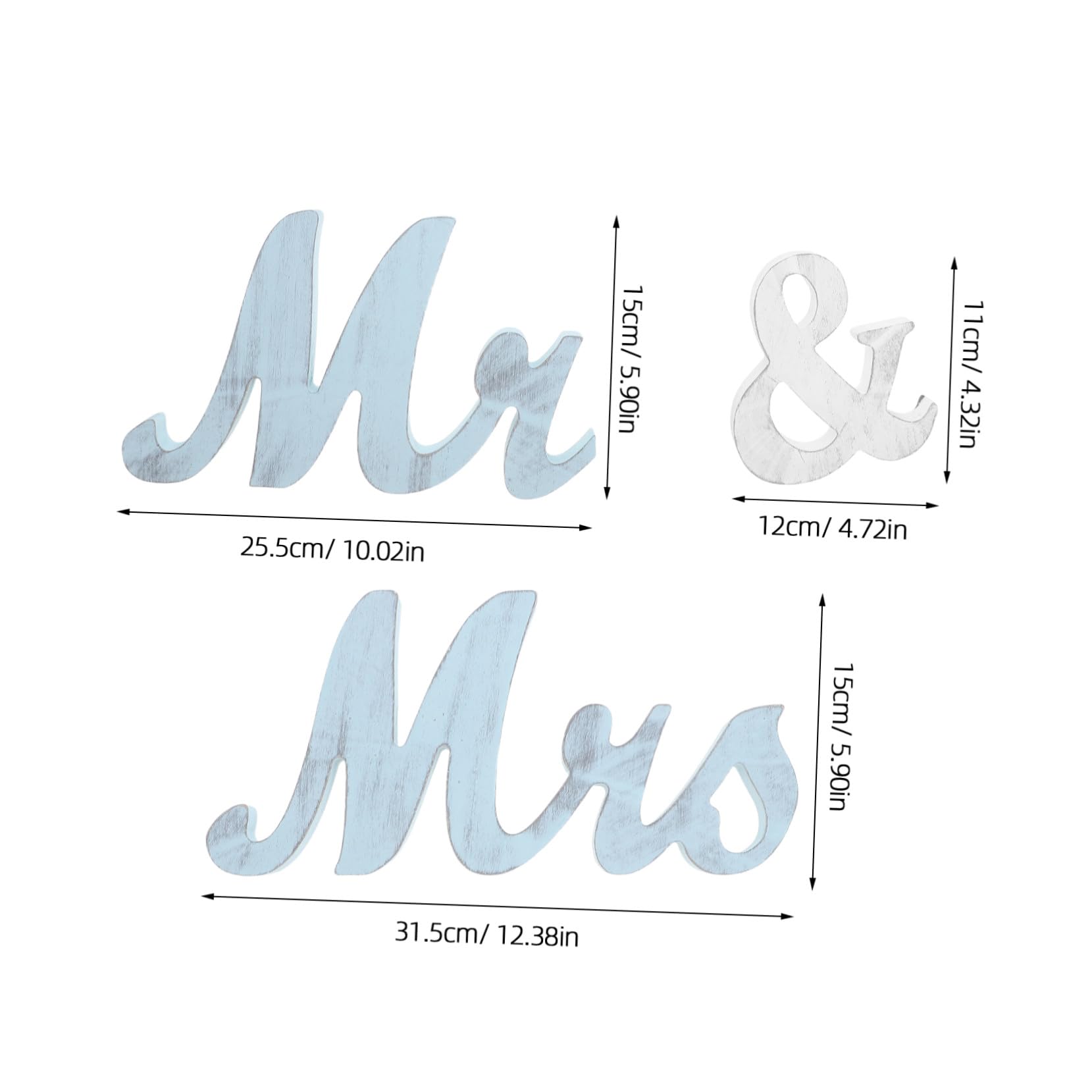 Gatuida Mr Mrs Holzschild Hochzeit Tischdeko Vintage Stil Rustikale Holzdeko für Jubiläum Langlebige Romantische Hochzeitsdekoration Vielseitig für Feier und Heimgebrauch