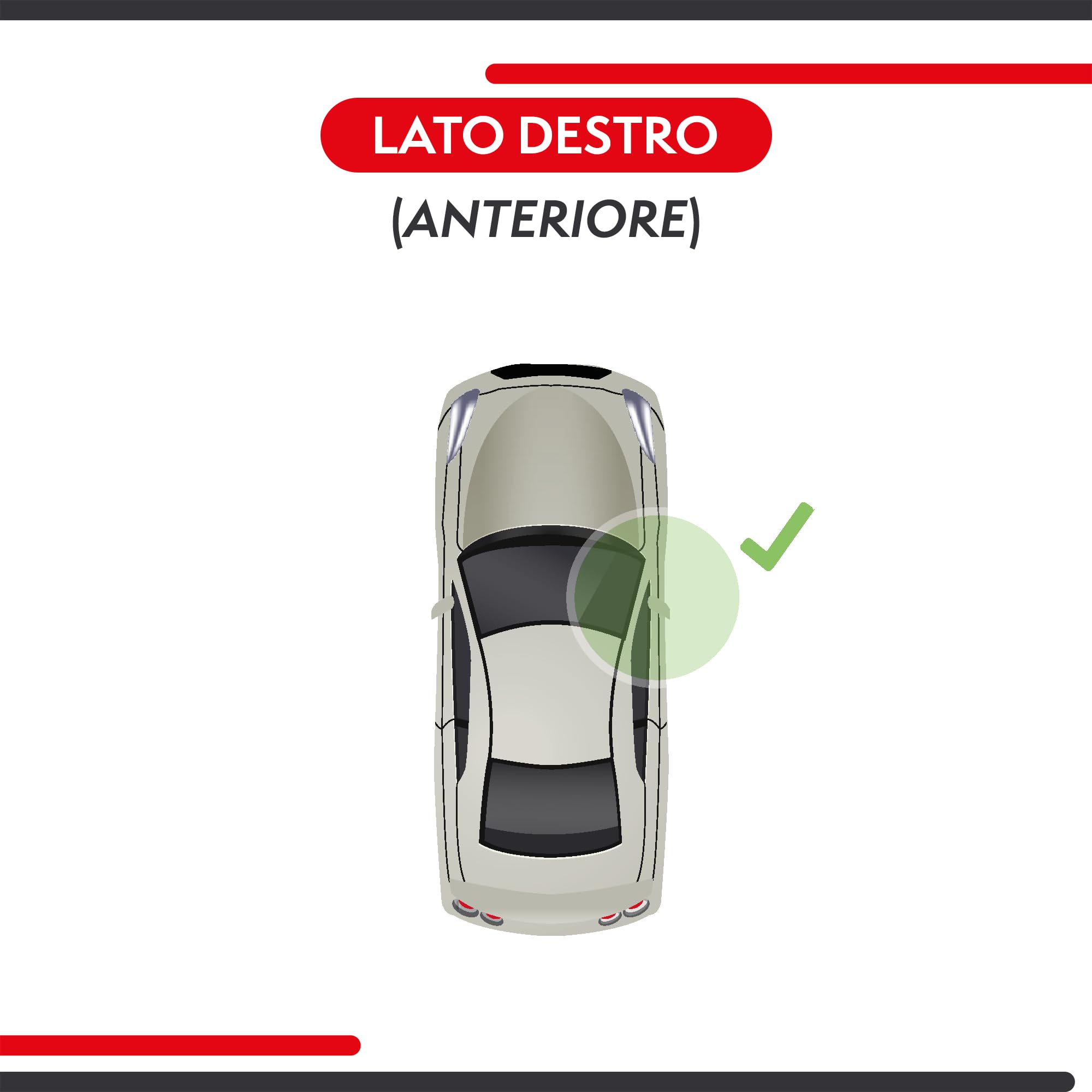 TUTTO PR, Alzacristallo Anteriore Per Fiat Panda (169) 2003-2012 (DESTRO)
