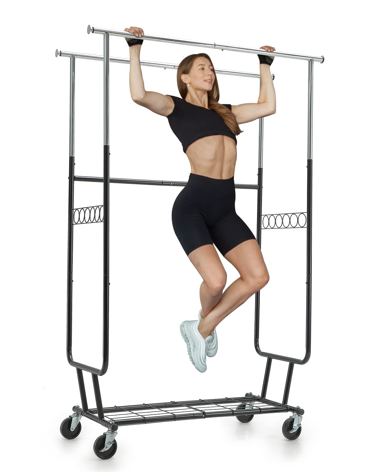Buy LIFEFAIR Heavy Duty Clothing Rack with Shelves, Garment Rack for