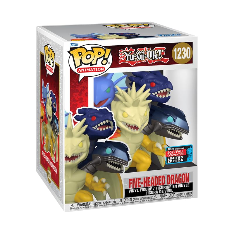 Funko Pop! Animation: Yu-Gi-Oh – Super Cinco Cabeças Dragon 2022