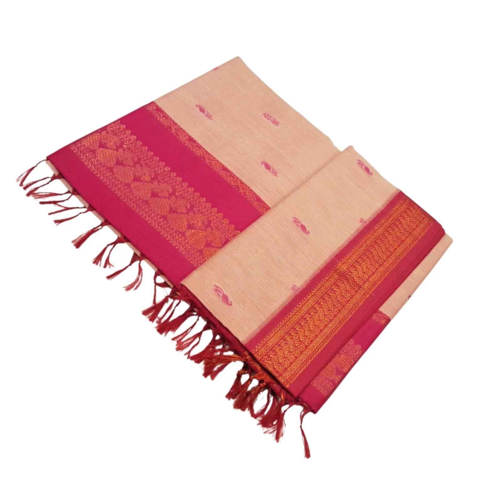 Kalyani Cotton Self Sarees-image-26