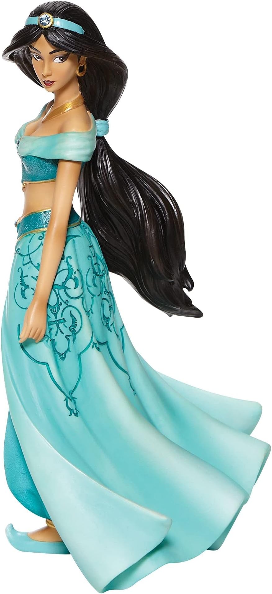 Enesco Disney Showcase Couture de Force Aladdin Jasmine Stylized Figurine, 8.27 Inch, Multicolor