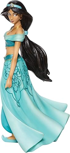 Enesco Disney Showcase Couture de Force Aladdin Jasmine Figura estilizada, 8.27 pulgadas, multicolor