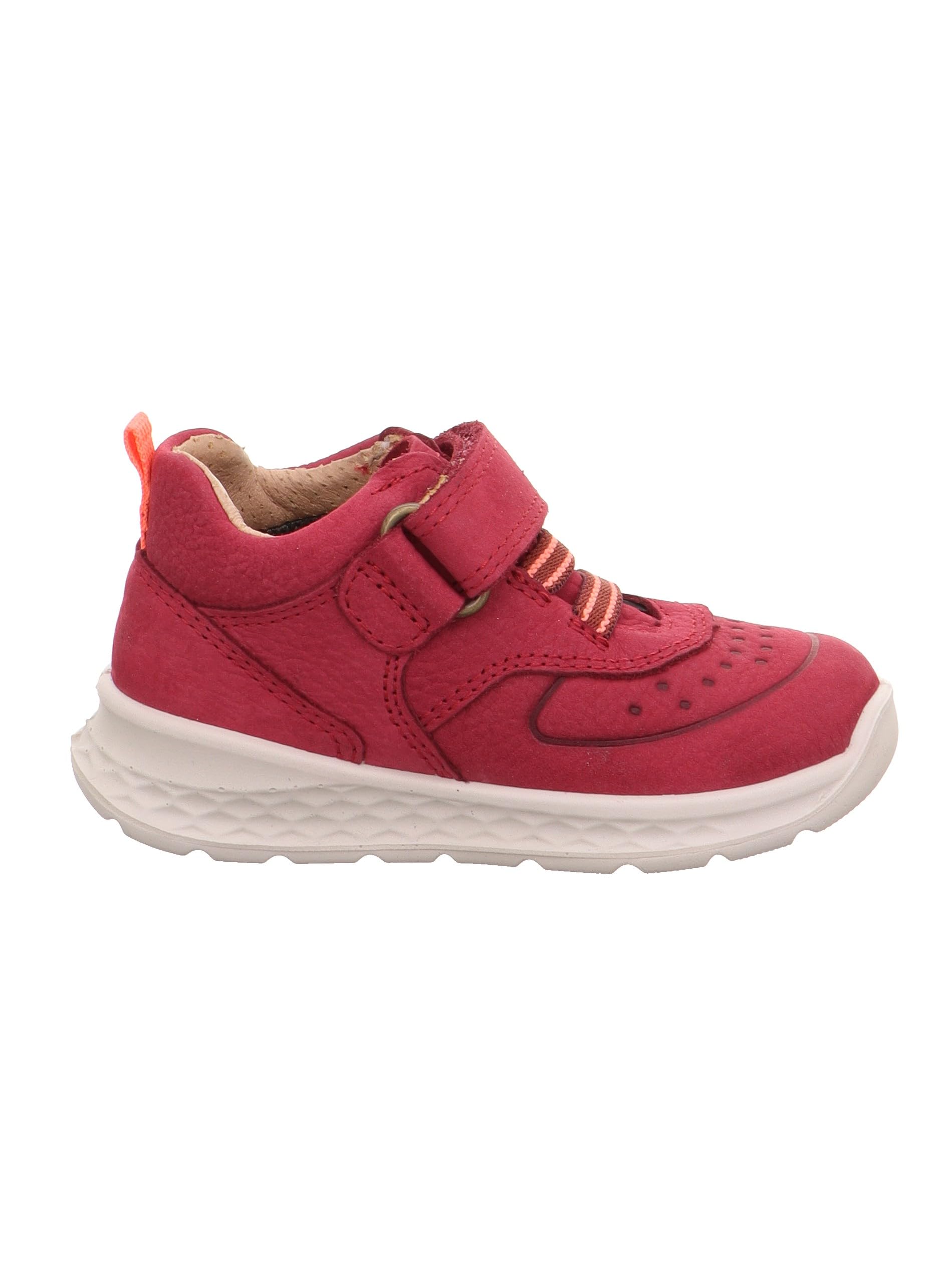 Superfit Mädchen und Jungen Ankle Boots Breeze, Kinder Stiefeletten, Weite: M IV, uebergangsschuhe, uebergangsstiefel, flach, ROT/ORANGE (030), 23 EU