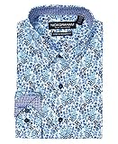 Nick Graham Men's Wildflower Floral, Navy, M-L 15.5 34/35