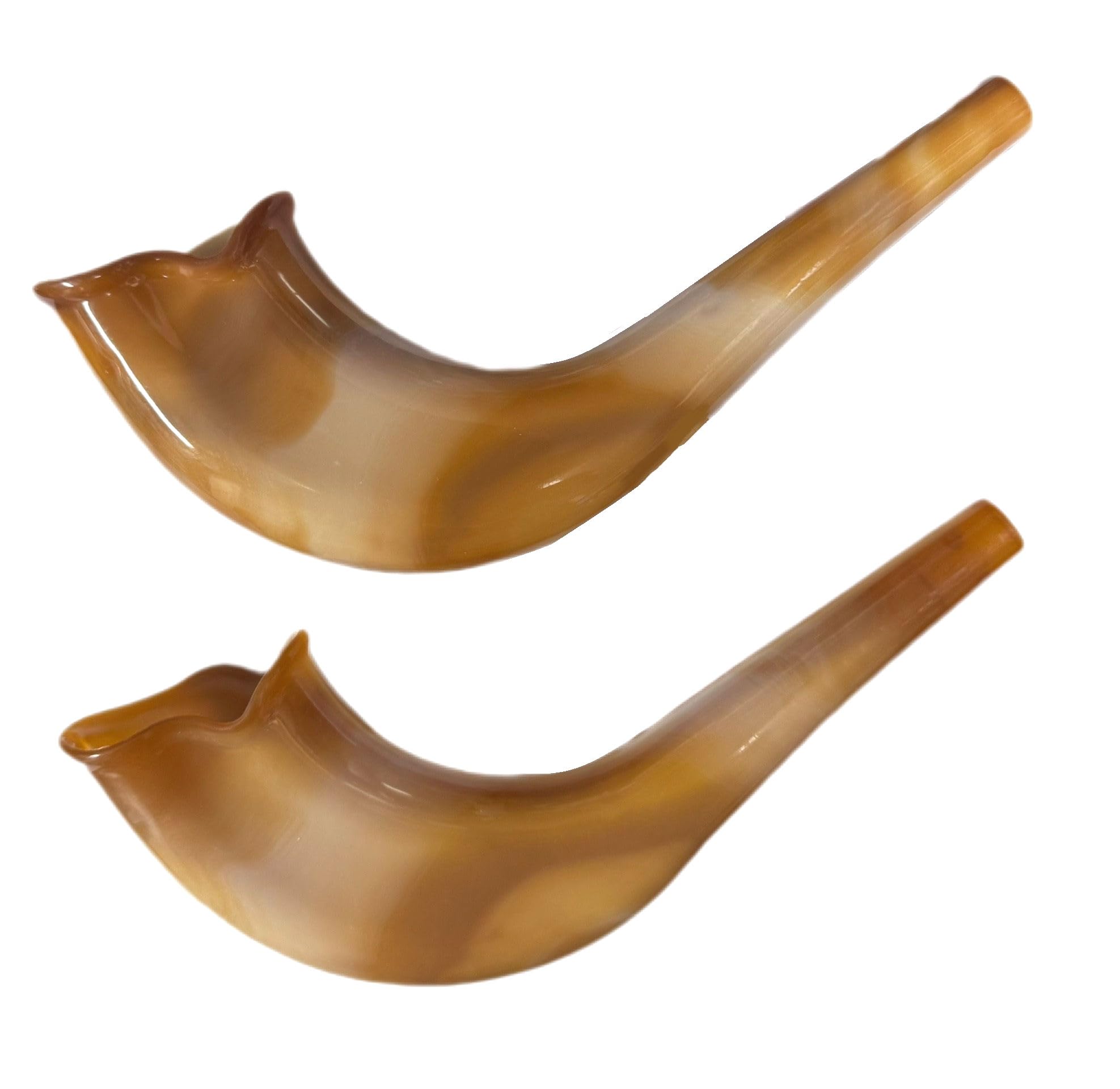 Plastic Toy Shofar Natural Finish (2-Pack)