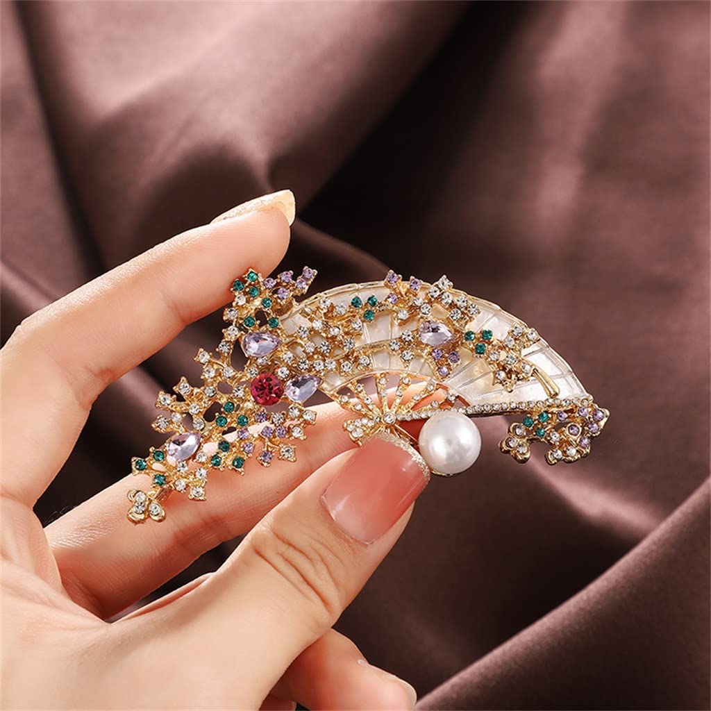 Fan Fan Fan Salif National Wind Solding Plum Fan Fan Flower Brooch Akcesoria Akcesoria National Wind Akcesoria