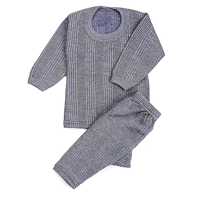 Image of Unisex Kids Winter Wear Fleece Thermal Innerwear Top & Pant Woolen Warmer Set for Girls Boys,Kids Body Warmer Winter Wear Pack of 3