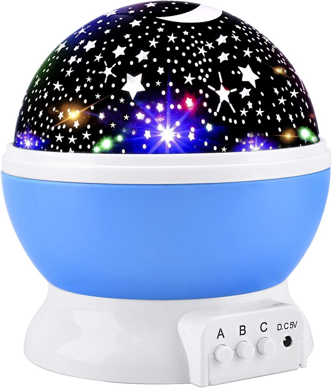 Elmchee Star Night Light for Kids, Universe Night Light Projection Lamp, Romantic Star Birthday Projector Lamp for Bedroom