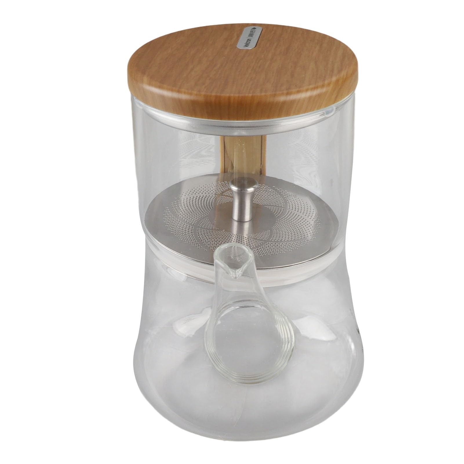 Tetera de Vidrio Magnética de 760 Ml, Vidrio de Borosilicato con Infusor, Perfecta para té de Hojas Sueltas y Bebidas Frías