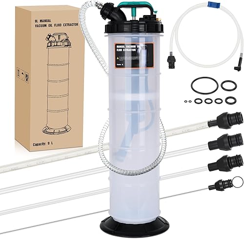 Miniatura 17 de GOOACC Bomba Extractora de Aceite, Extractor de Líquido Manual Automotriz de 500CC Bomba de Succión y Llenado de Combustible con Manguera de