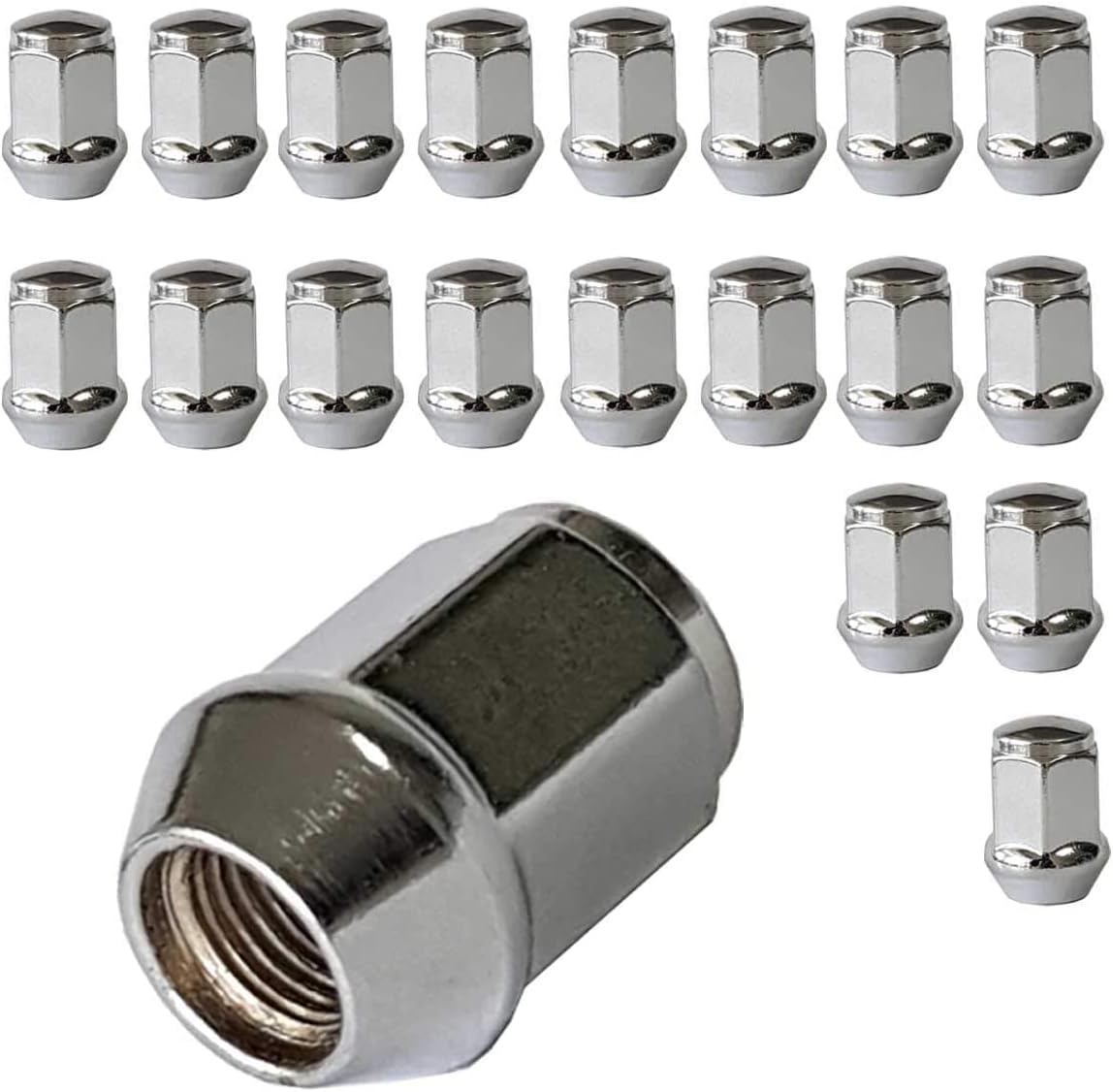 20 Wheel Nuts Closed with Tapered Collar 60° M12 x 1.5 MA