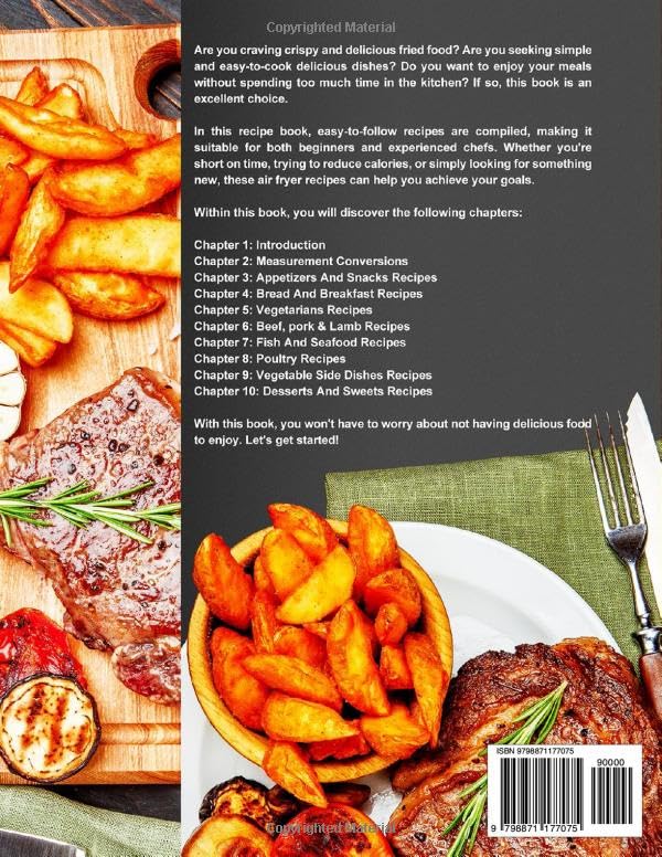 The Simple Air Fryer Cookbook for Beginners: 365 Healthy, Affordable, and Fast Air Fryer Recipes for Everyday Homemade Meals. - Image 2