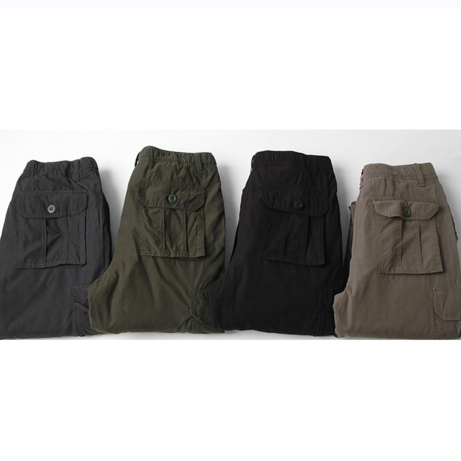 SRZYMJ Cargohose Kurz Herren Xs Herren-Jogginghosen Freizeithose Strandhose Outdoor Hosen für leicht Trainingshose 3/4 Sports & Outdoor Clothing Softshellhose Lange Hosen Trekkinghose mit Taschen
