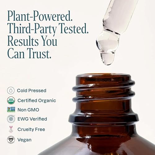 Miniatura 5 de Cliganic Aceite de ricino orgánico USDA 100 puro 16 onzas con kit de pestañas para pestañas cejas cabello y piel a granel prensado en frío natural