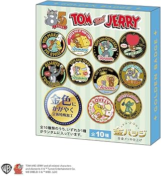 Amazon | テンヨー(Tenyo) 圧倒的な 金バッジ トムとジェリー COLORFUL