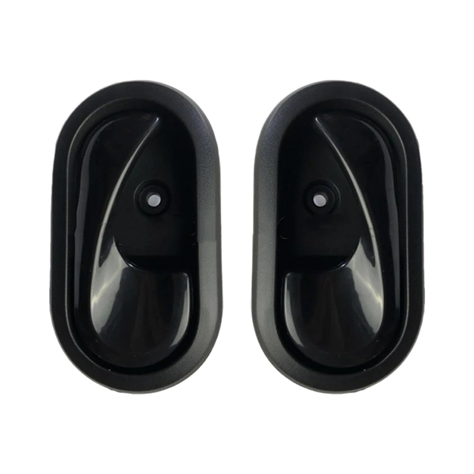 FHCBUTAE Interior Car Handle for Renault for Dacia for Dokker for Lodgy for Logan for Duster for Sandero 8200733848 Left/Right Interior Door Handle(Black 1 Pair)