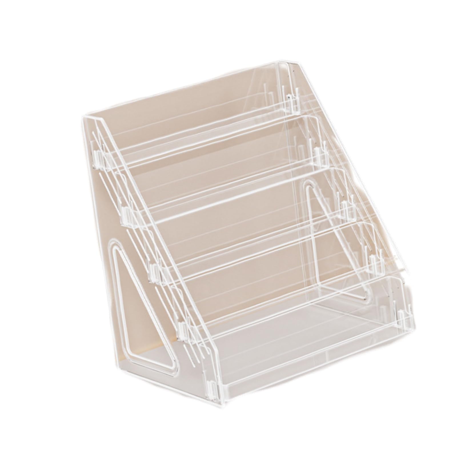 Kaeltsyn Stackable Card Display Stand Multi-Tiered Acrylic Stand for Graded Sports Trading Cards and Retail Store Display Acrylic Owner