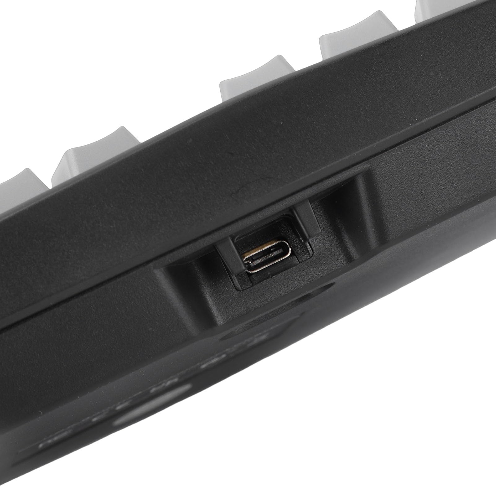 Zunate Tastiera USB Ergonomica Cablata, 69 Tasti Retroilluminati RGB Tipo C PC Tasti Ondulati Rimovibili La Tastiera Divisa da Gioco Supporta 25 Tasti Senza Conflitti Compatta per