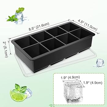 Amazon | 製氷皿 シリコン製 取り出しやすい アイストレー 製氷