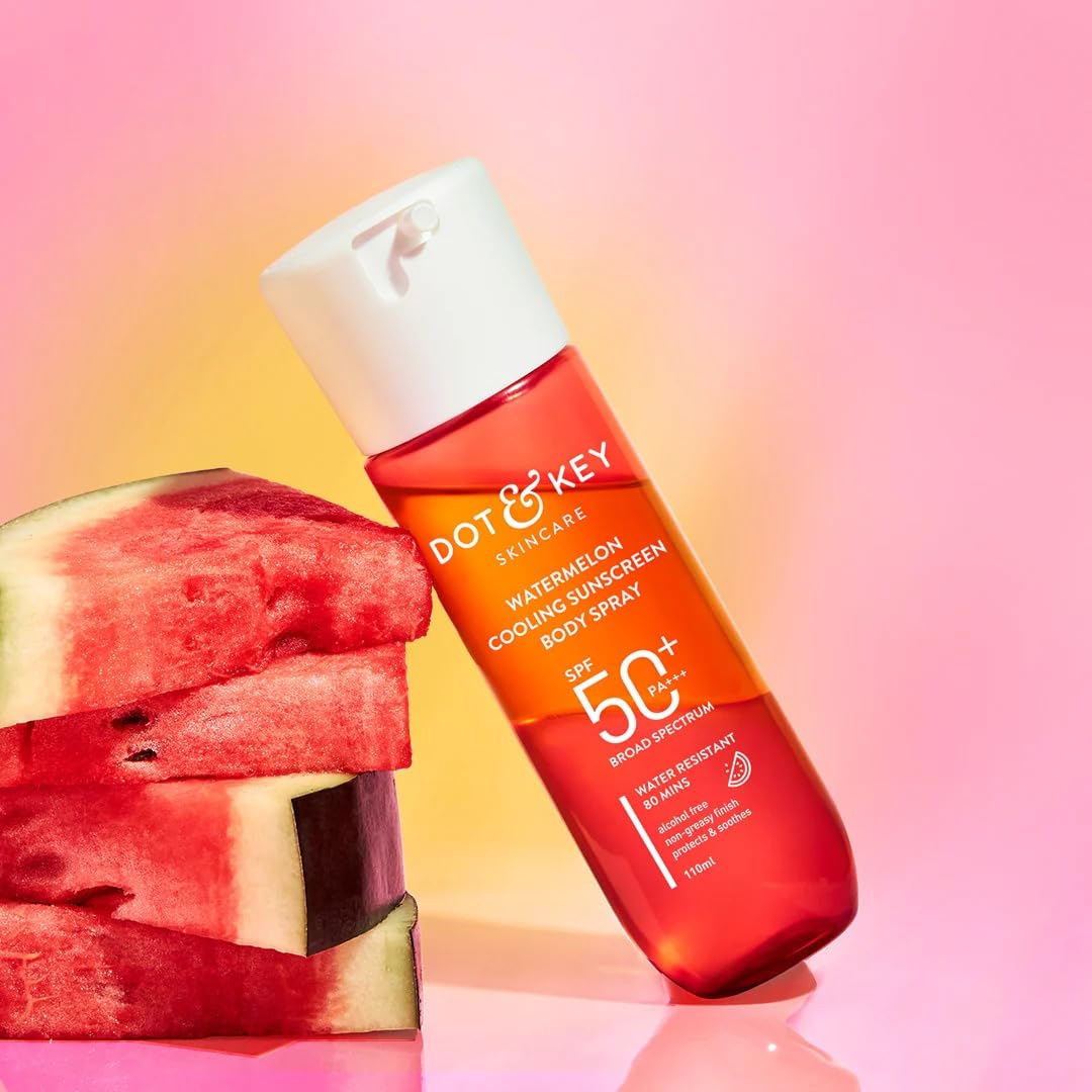 Dott Keyy Watermelon Cooling Sunscreen Body Spray SPF 50 PA 110 ml