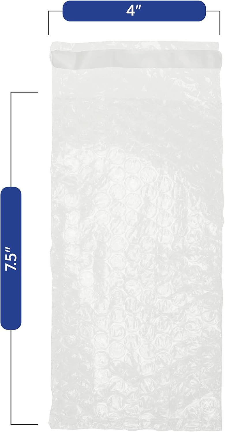 50 Borse Protettive Bolle 7,5"" X 7,5"" Avvolgitrici Mailers - Foto 6