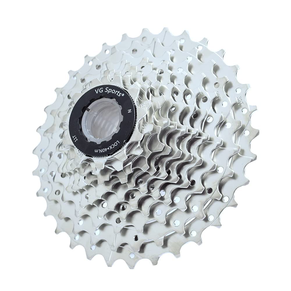 VG Sports 11 Speed Cassette 11-28T/11-32T/11-34T/11-36T/11-40T/11-42T/11-46T/11-50T Bicycle Cassette Fit for Mountain Bike/Road Bike Cassette Compatible with Shimano Sram