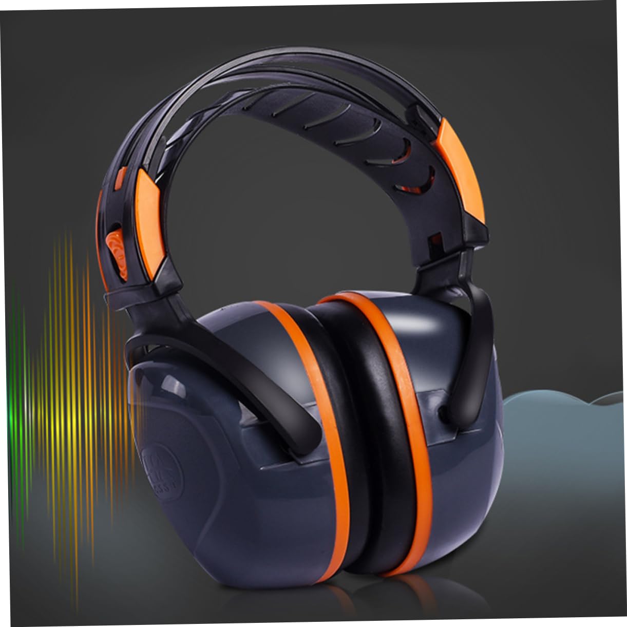 Angoily 4Pcs Protector antiruido auriculares plegables noise cancelling enchufe de oído manguitos enchufar orejeras antiruido dispositivo de cancelación de ruido protección auditiva AbS