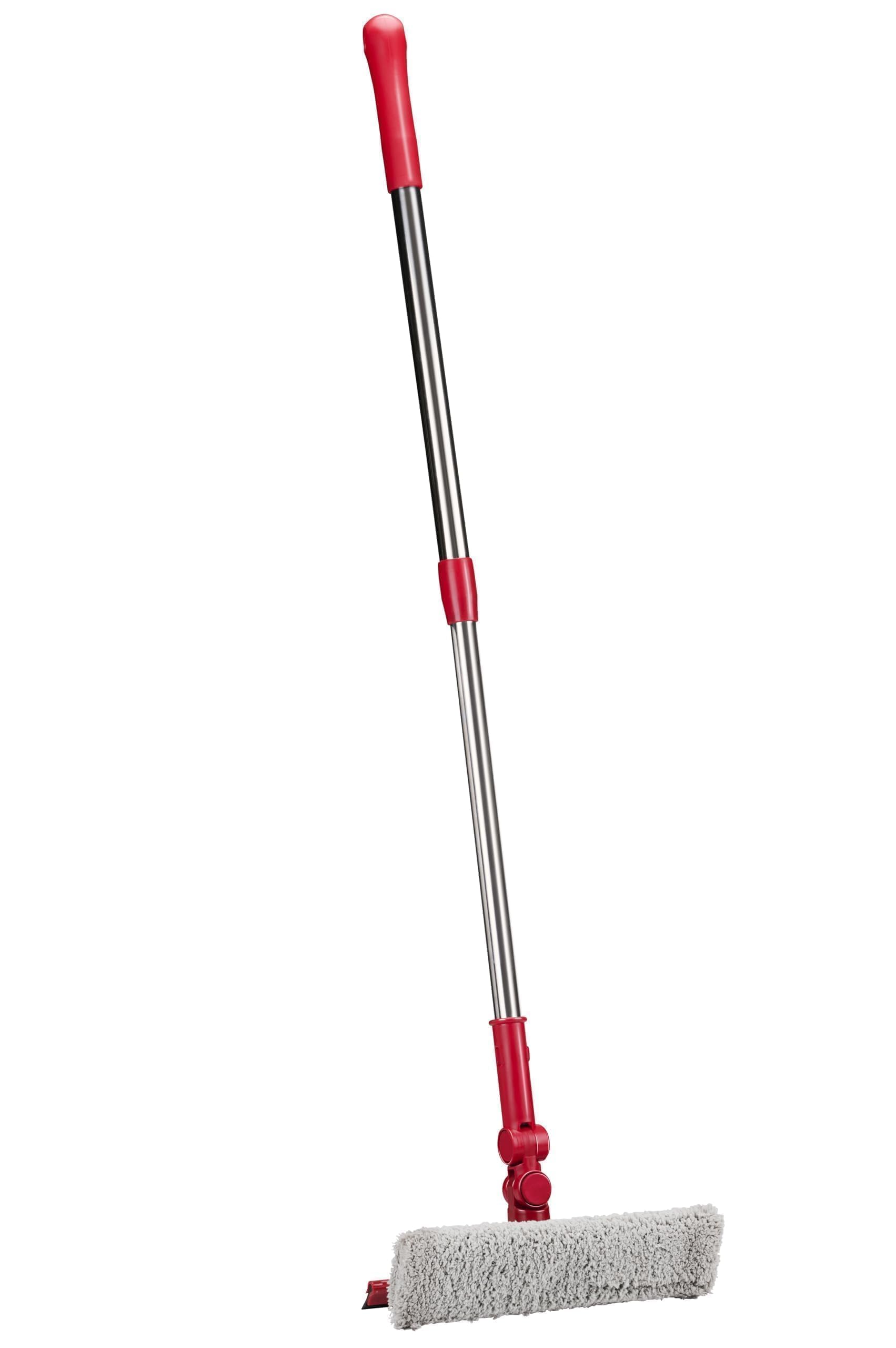 Dirt Devil Myjka do okien – z uchwytem teleskopowym, 89 x 25,5 x 9,5 cm, wysuwana myjka do okien, czerwona