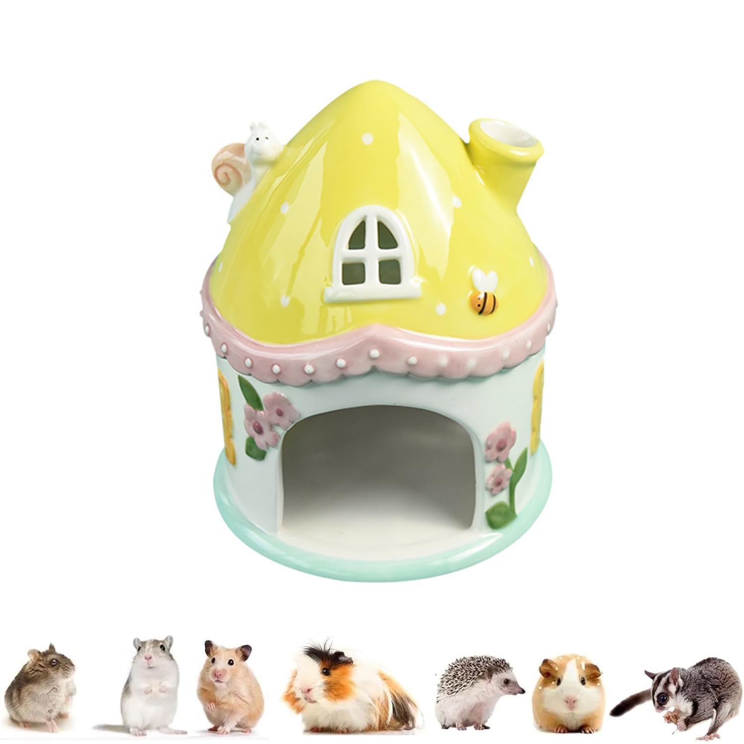 小動物ハウス　Ann様 Amazon | REENEW ハムスター ハウス 陶器 巣 ミニ 小屋 檻 生き物 小