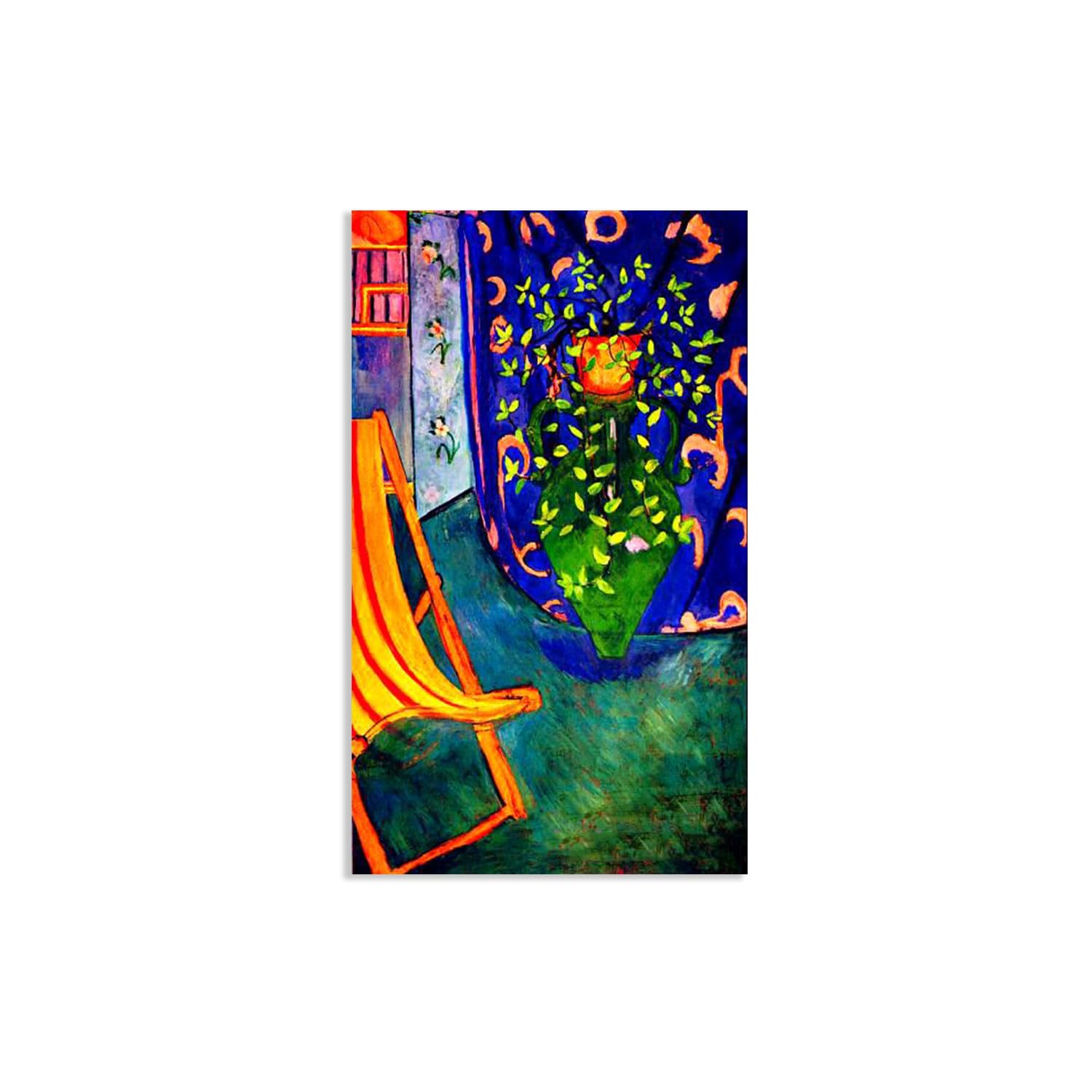 MYCGGDGH Henri Matisse Painting Reproduction Corner of the Studio Henri Matisse abstract art canvas wall reproductions classic poster for living room Bathroom Office 70x120cm(28x47in) poster