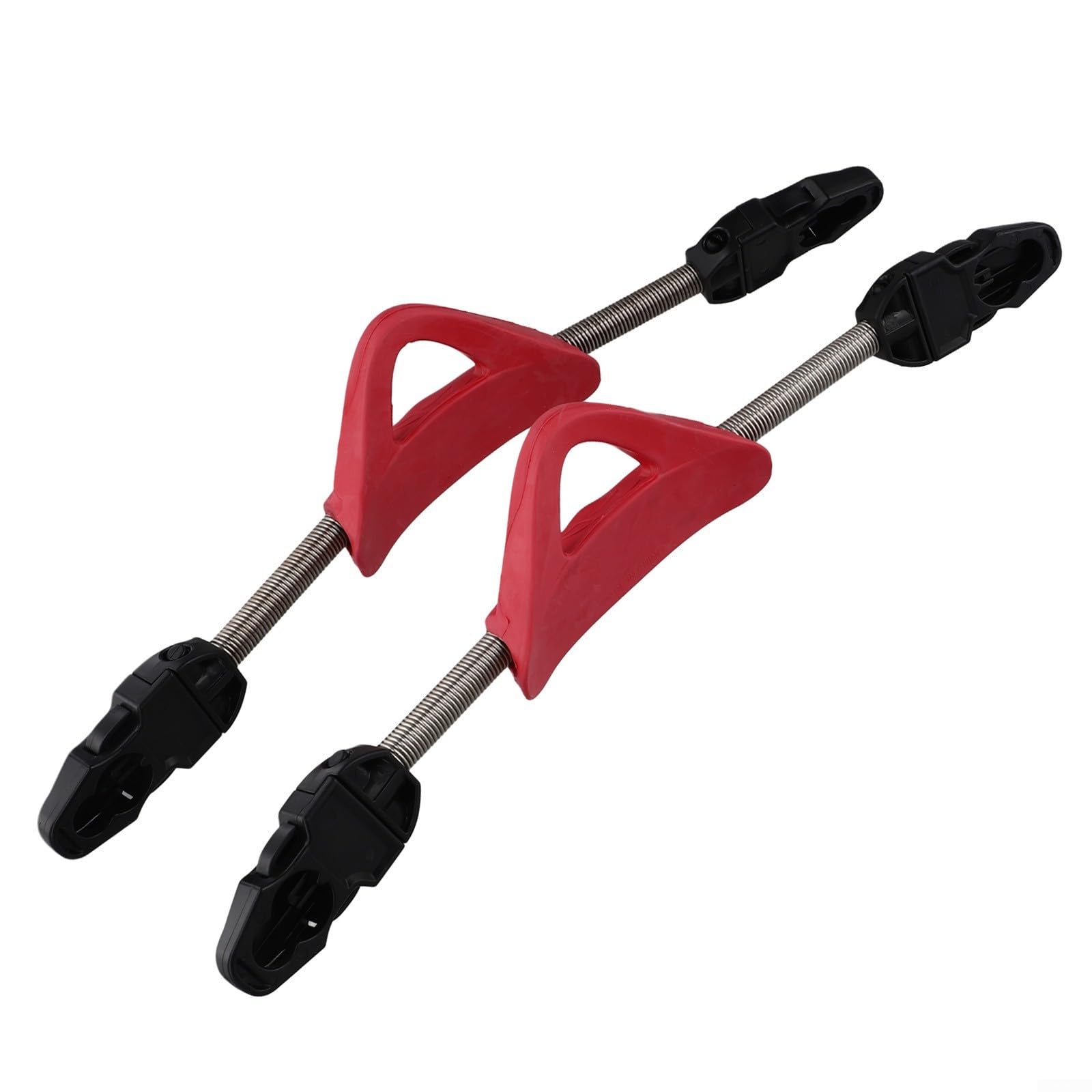 Snugawarm For Most Mares Fins Scuba Diving Spring Straps 2Pcs 304 Stainless Steel Non Slip Replacement Bands EPDM TPR Sea Water Resistant(L red)
