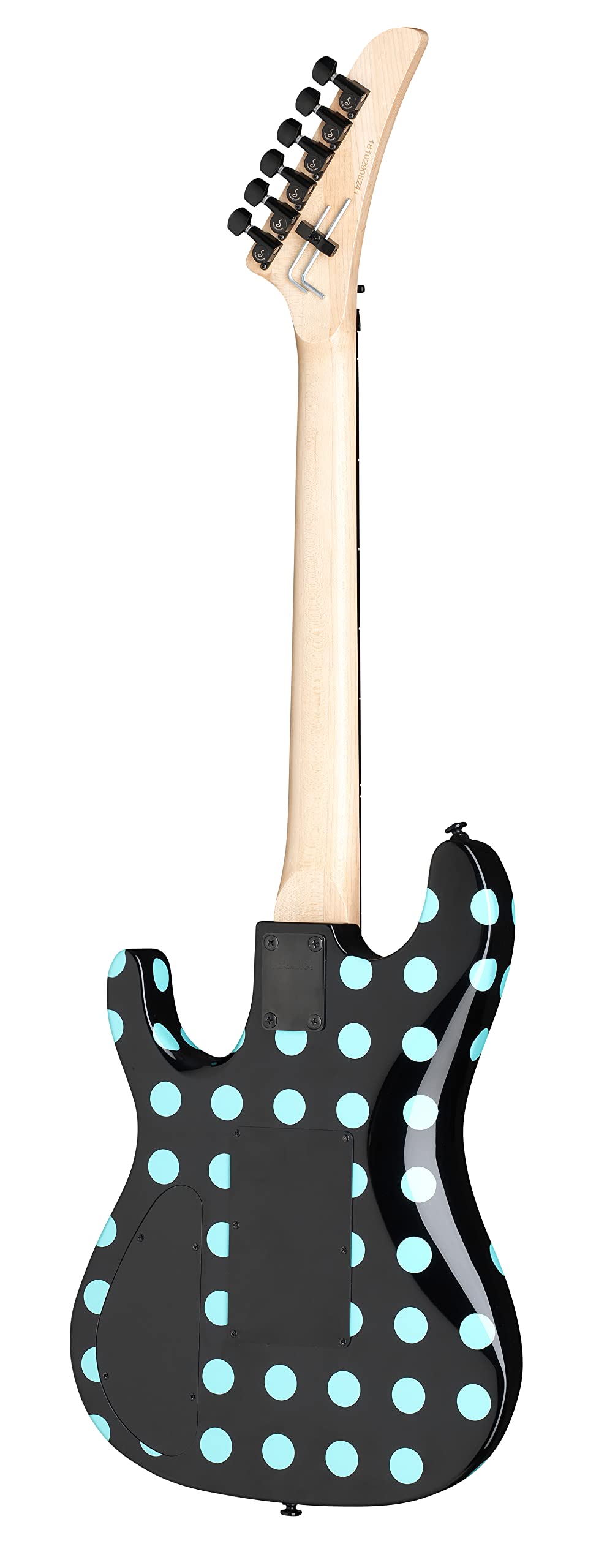 ギター KRAMER Nightswan Black/Blue Polka Dot Kramer Nightswan - Black with Blue Polka Dots : Amazon.pl