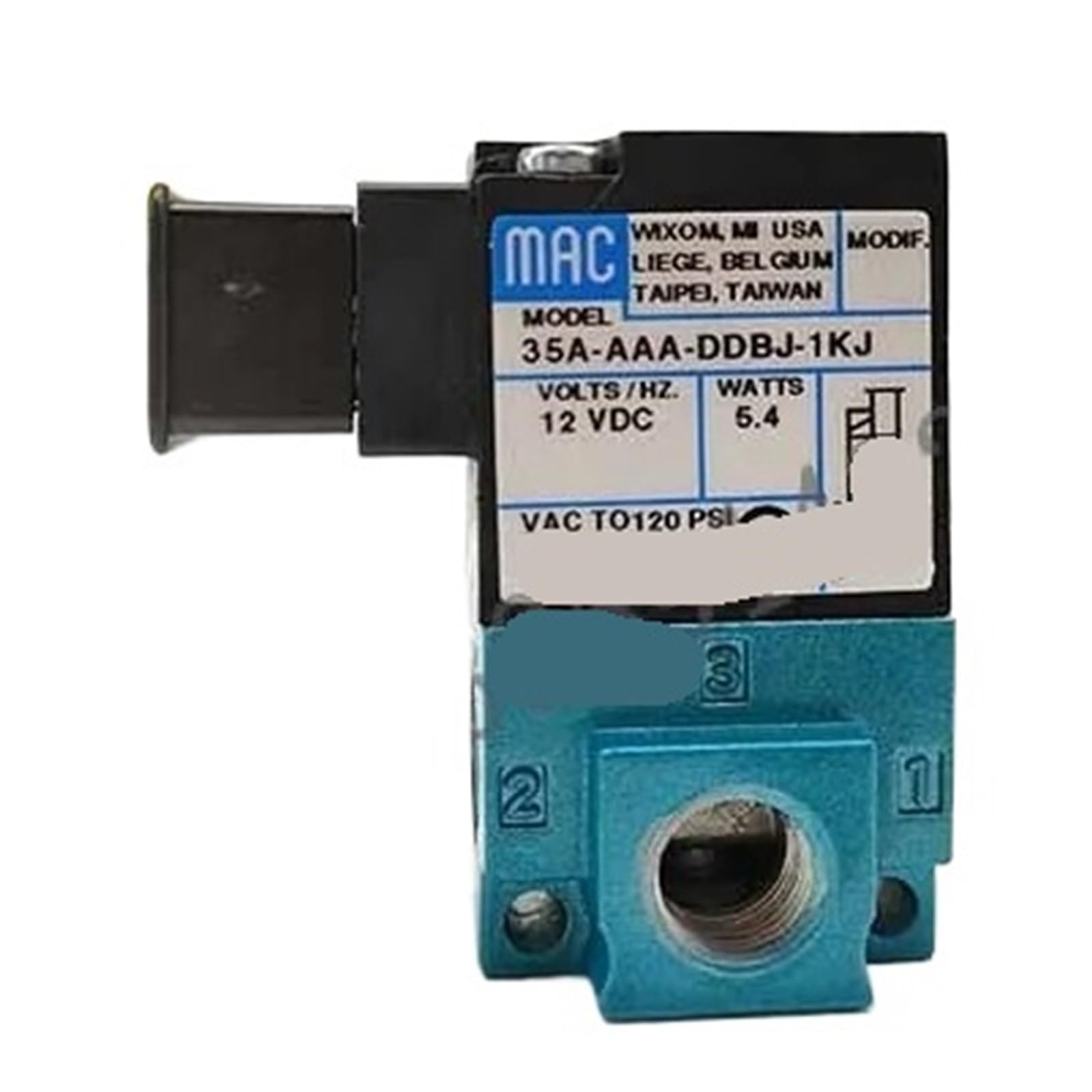 Électrovanne 35A-AAA-DDBJ-1KJ pour résoudre les pannes de pression d'air