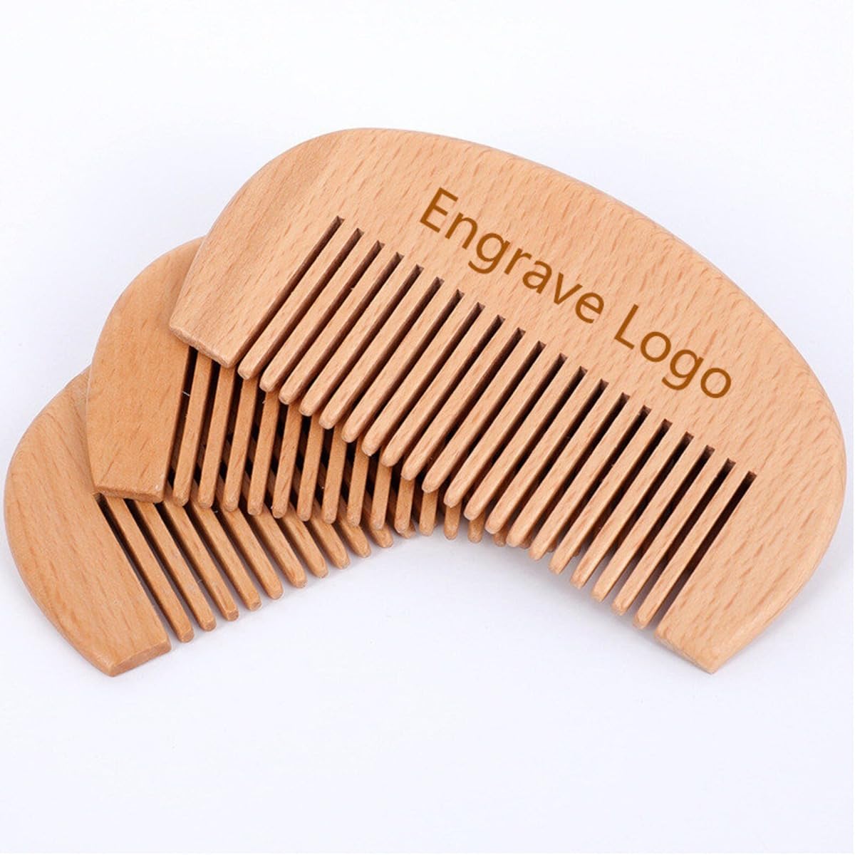 Peigne en bois personnalisé miroir en bois cadeau de mariage, fête de mariage, porte-monnaie (50 pièces)