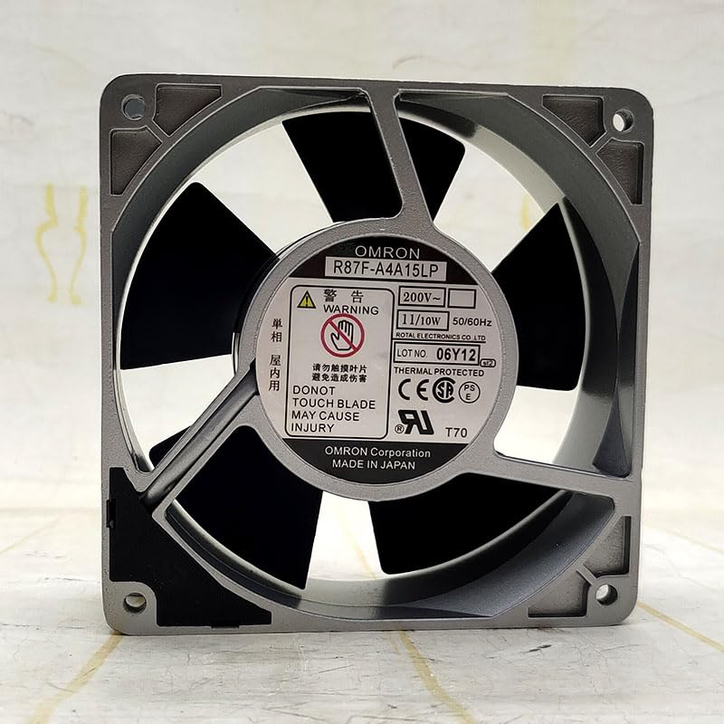 NZNYDNL for Omron R87F-A4A15LP 12038 220V 11/10W AC Aluminum frame cabinet axial fan