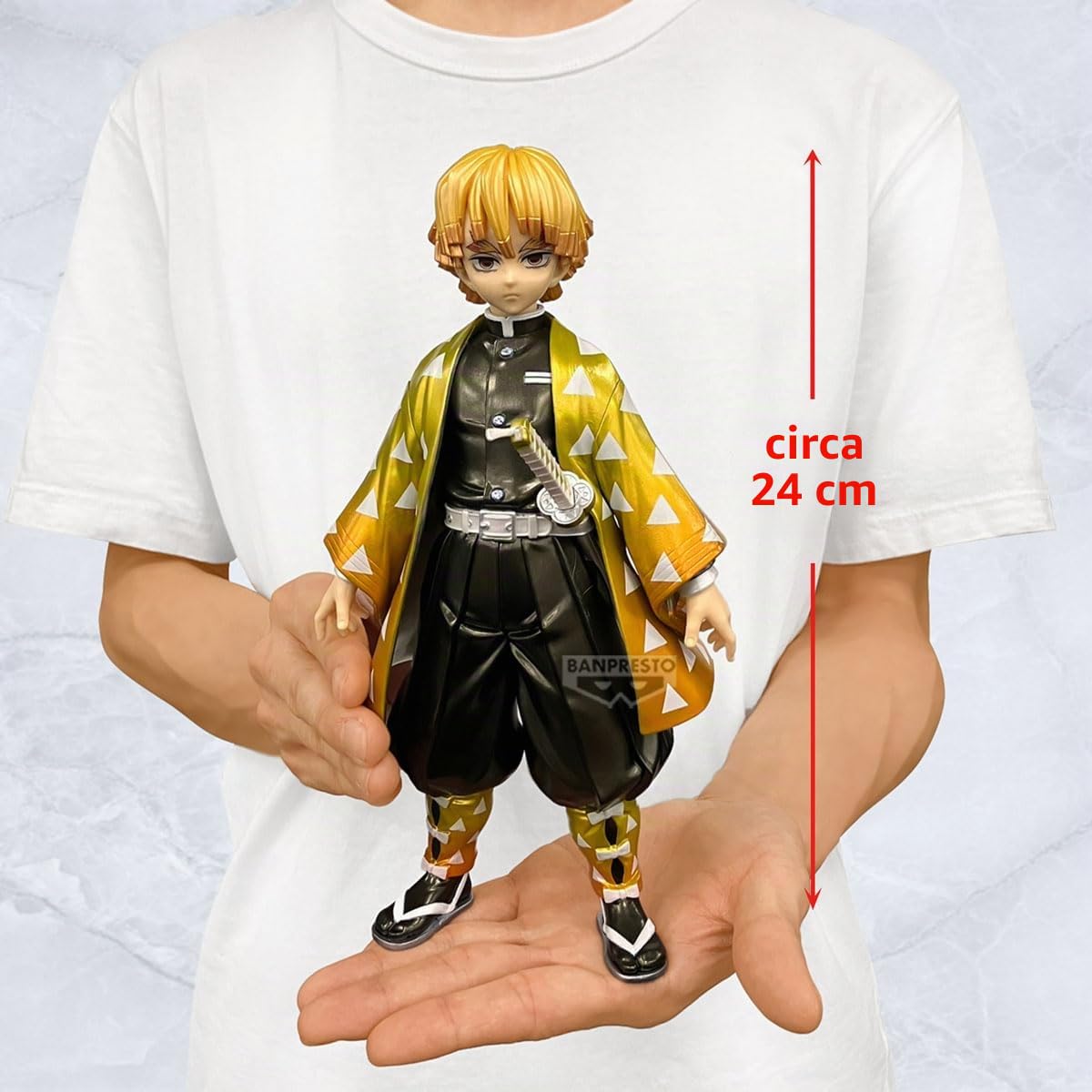 Banpresto Zenitsu Agatsuma Demon Slayer: Kimetsu No Yaiba - Grandista - Another Version (Version B), 24 cm, BP29400P, Multicolore, Optima per i Fan degli Anime