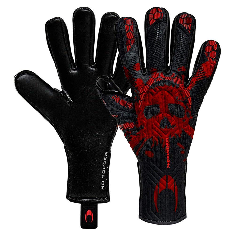 Ho Soccer Phenomenon Magnetic II Skull Red Goalkeeper Gloves