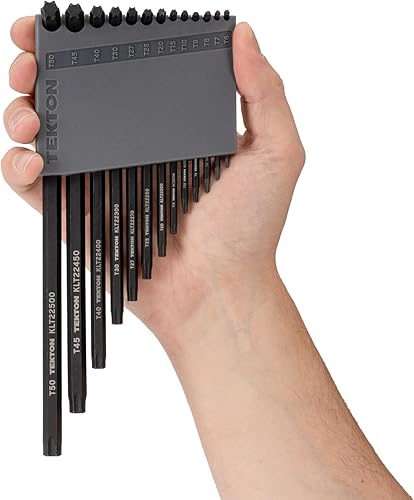 Miniatura 7 de TEKTON Star - Juego de llaves en L con soporte, 13 piezas (T6-T50)  KLT91402