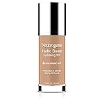 Neutrogena Hydro Boost Hydrating Tint Foundation Makeup for Dry Skin, with Hyaluronic Acid, Lightweight Oil-Free Water Gel, Non-Comedogenic, 40 Nude Color, 1.0 fl. oz