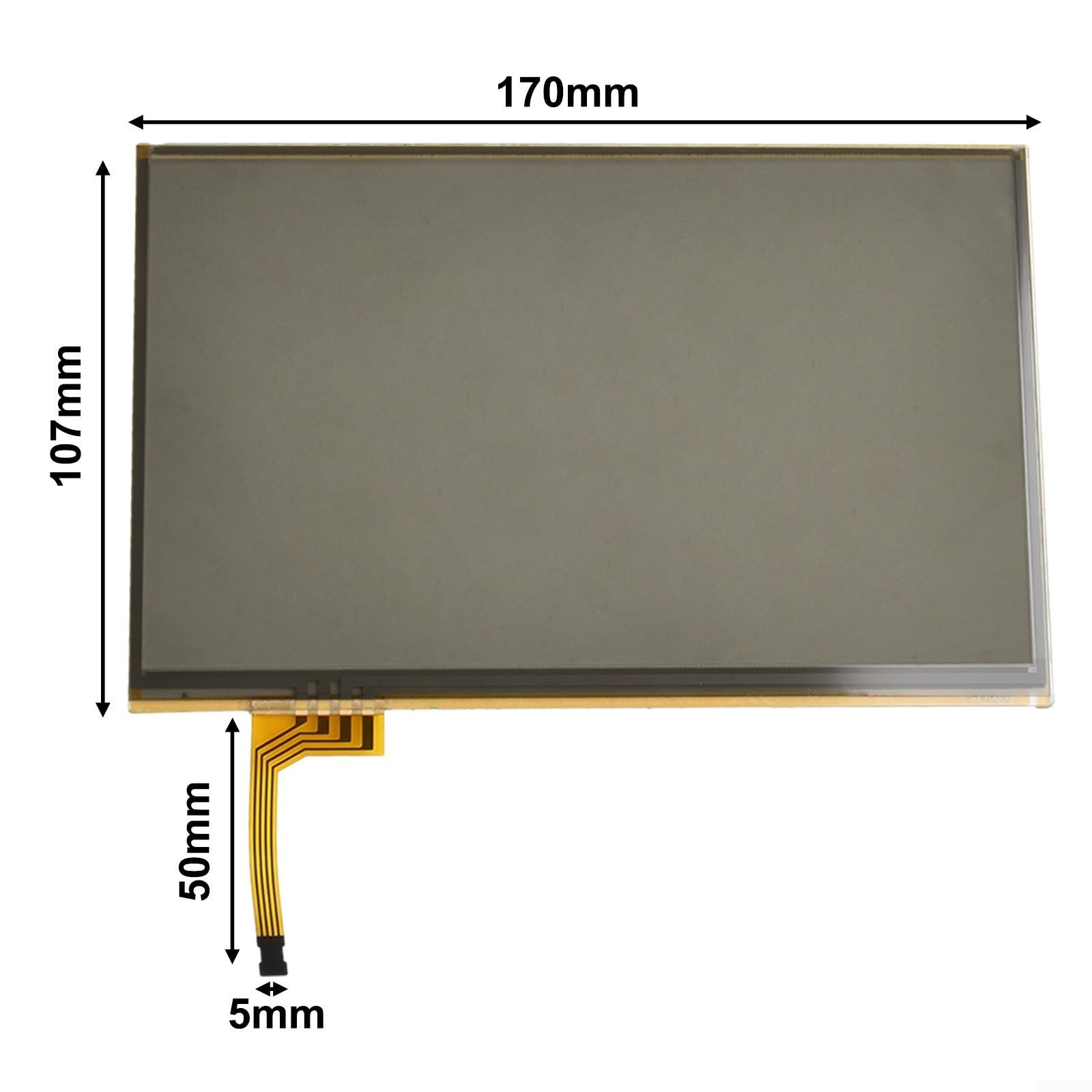 Reemplazo 7 3 Touch Digitalizador Pantalla para Toyota Para Prius Para Hybrid Sedan Compatible con Navegación y No Navegación MFD 2004 2009 Modelos OEM LTA070B510F