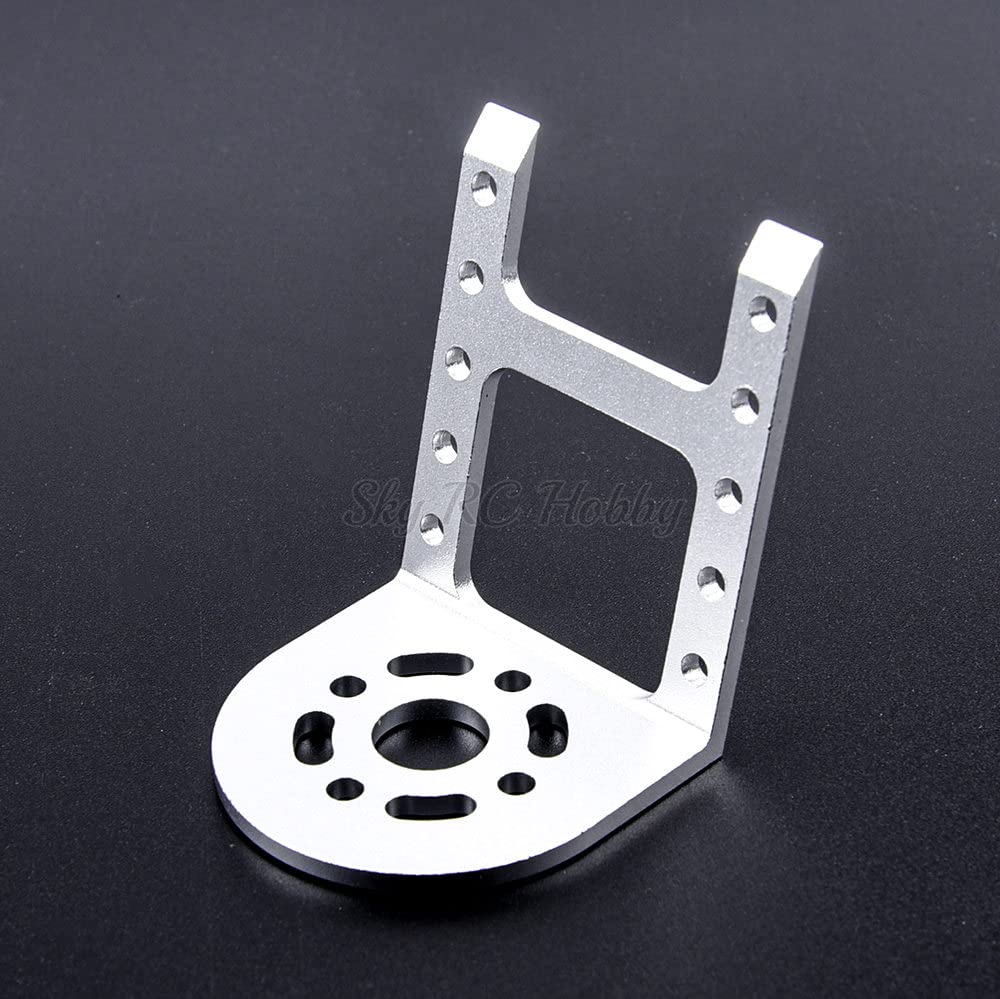 Midzooparts RC Boat 36/40mm Motor Mount, Metal Material, Silver, Compact