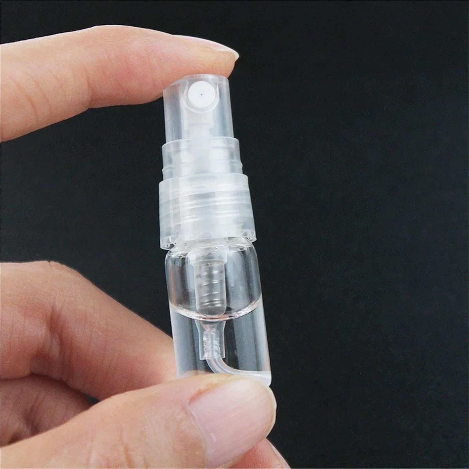 Mini bottiglie di profumo in vetro da 10 ml con atomizzatore da viaggio, fiale vuote, 5 pezzi | Nebbia spray ricaricabile per borsa, tasca, bagaglio a mano. A prova di perdite e portatile. (5 ml)
