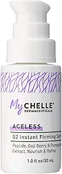 MyCHELLE Dermaceuticals Sérum firmador instantâneo G2, 30 ml – Sérum firmador de pele com peptídeo, baga de goji e extrato de romã para nutrir, refinar e ajudar a reduzir a aparência de linhas finas e